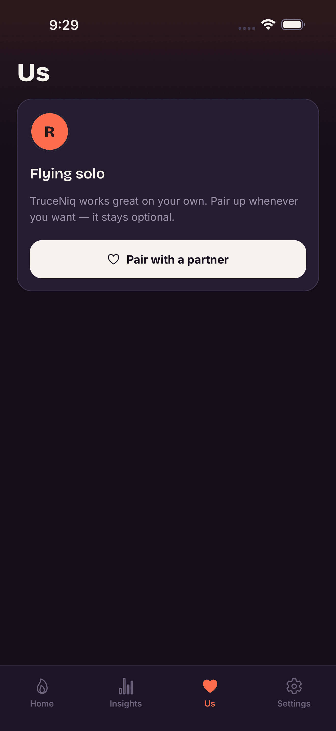 Us — paired with a partner